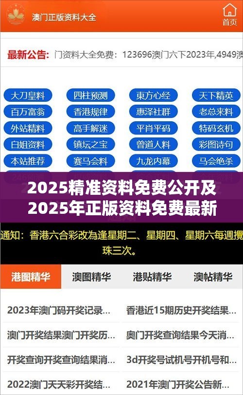 2025精准资料免费公开及2025年正版资料免费最新版本-实用释义、专家解读解释与落实-拒绝欺骗性承诺